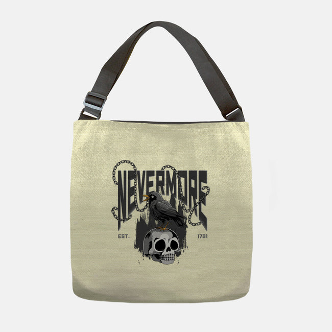 Cute Nevermore-None-Adjustable Tote-Bag-Kladenko