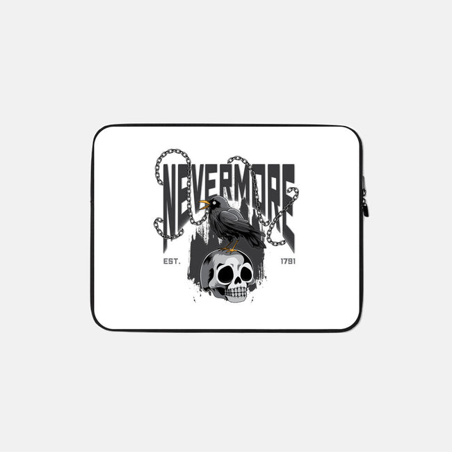 Cute Nevermore-None-Zippered-Laptop Sleeve-Kladenko
