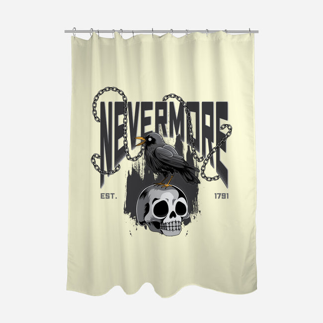 Cute Nevermore-None-Polyester-Shower Curtain-Kladenko