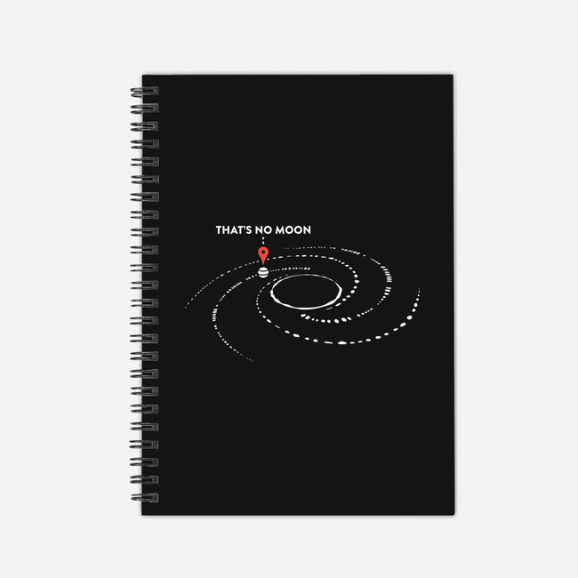That's No Moon Galaxy-None-Dot Grid-Notebook-rocketman_art