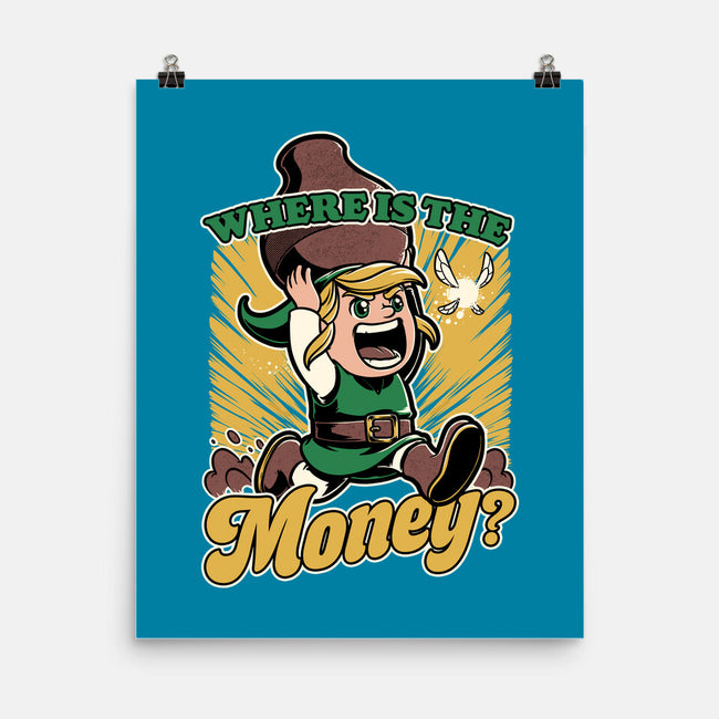 Game Elf Money-None-Matte-Poster-Studio Mootant