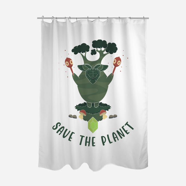 Save The Planet Kingdom-None-Polyester-Shower Curtain-OnlyColorsDesigns
