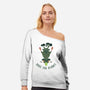 Save The Planet Kingdom-Womens-Off Shoulder-Sweatshirt-OnlyColorsDesigns