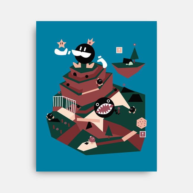 Big Bob-omb On The Summit-None-Stretched-Canvas-Willdesiner