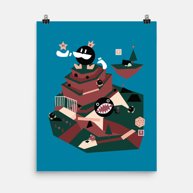 Big Bob-omb On The Summit-None-Matte-Poster-Willdesiner