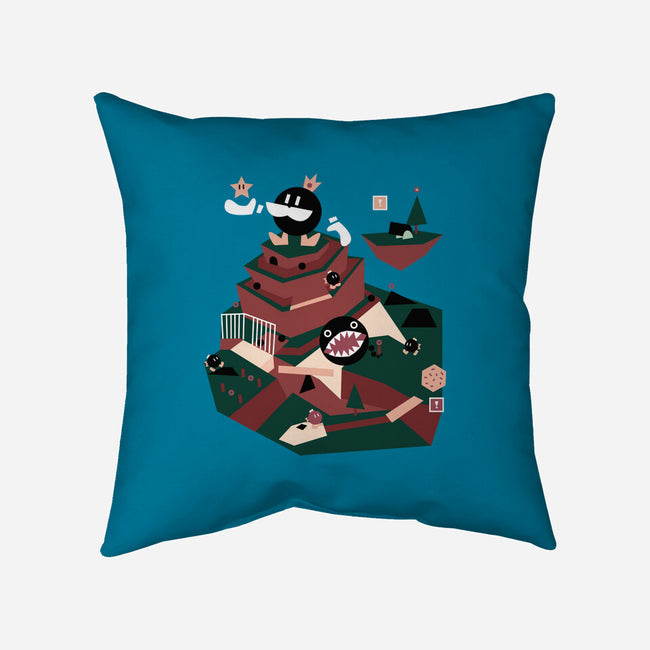 Big Bob-omb On The Summit-None-Removable Cover w Insert-Throw Pillow-Willdesiner