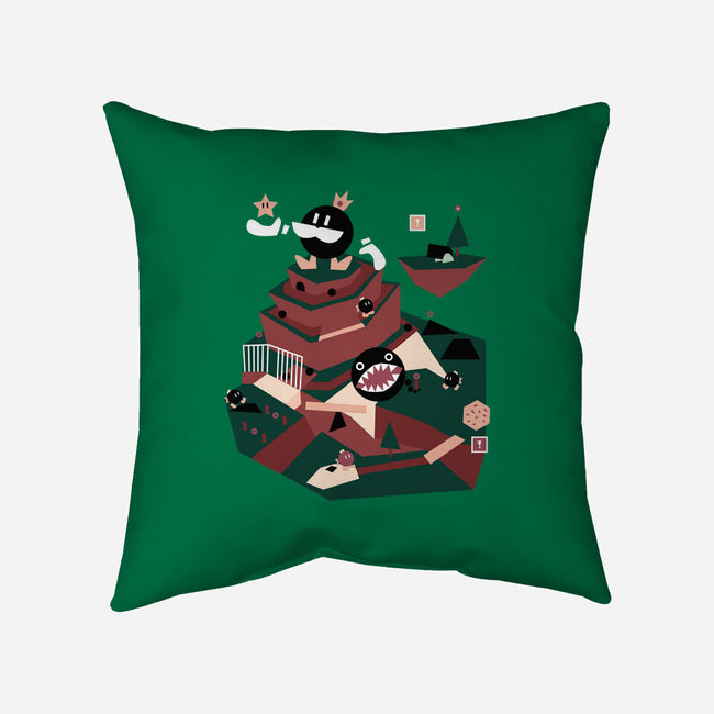 Big Bob-omb On The Summit-None-Removable Cover-Throw Pillow-Willdesiner