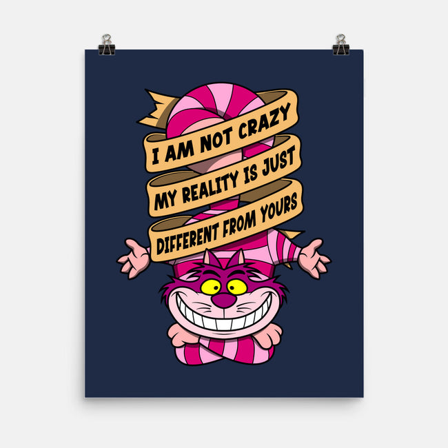 I Am Not Crazy-None-Matte-Poster-drbutler