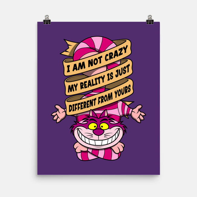 I Am Not Crazy-None-Matte-Poster-drbutler