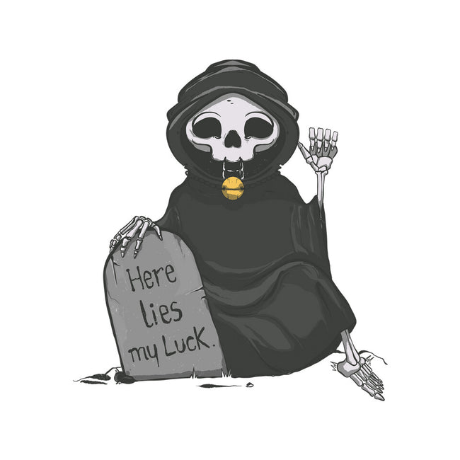 Here Lies My Luck-Baby-Basic-Tee-OnlyColorsDesigns