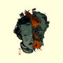 Poe's Head-None-Glossy-Sticker-Hafaell