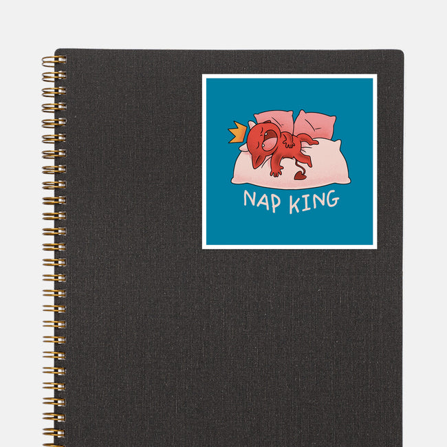 Nap King-None-Glossy-Sticker-FunkVampire