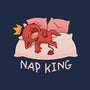 Nap King-None-Removable Cover-Throw Pillow-FunkVampire