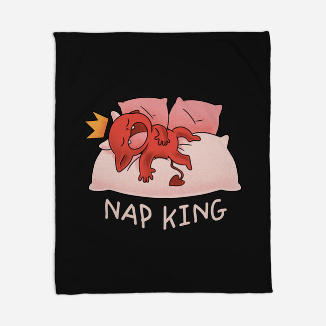 Nap King-None-Fleece-Blanket-FunkVampire