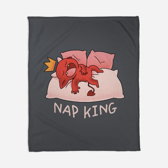 Nap King-None-Fleece-Blanket-FunkVampire