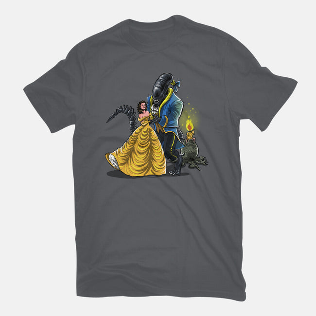 Beauty And The Alien-Mens-Basic-Tee-zascanauta