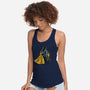Beauty And The Alien-Womens-Racerback-Tank-zascanauta