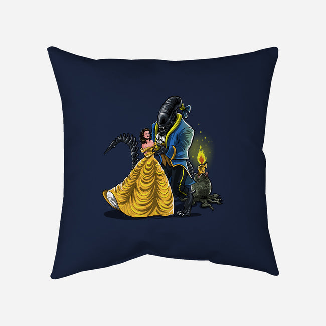 Beauty And The Alien-None-Removable Cover w Insert-Throw Pillow-zascanauta