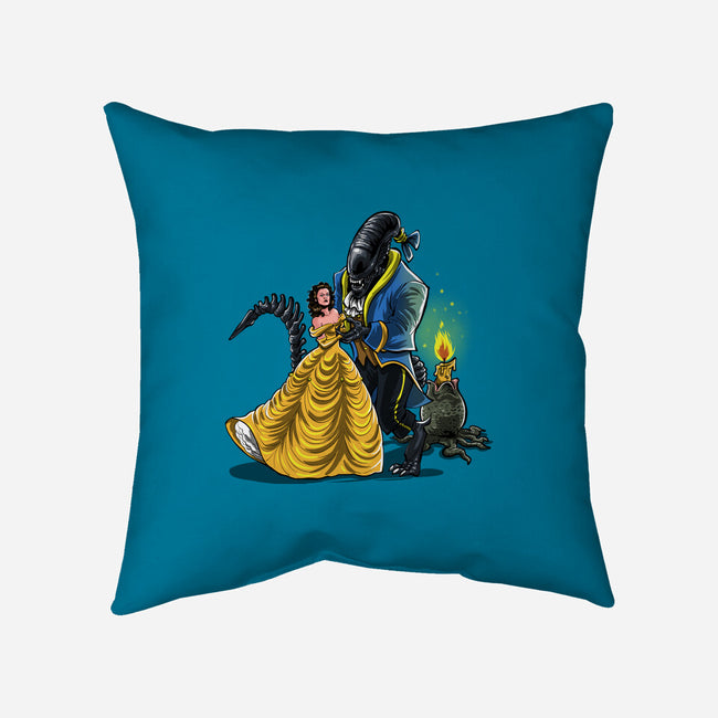Beauty And The Alien-None-Removable Cover w Insert-Throw Pillow-zascanauta
