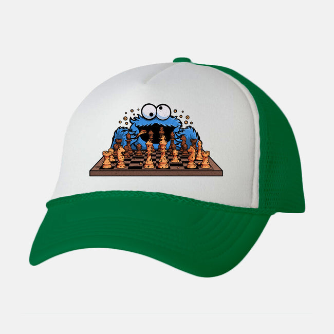 Cookie Chess-Unisex-Trucker-Hat-erion_designs