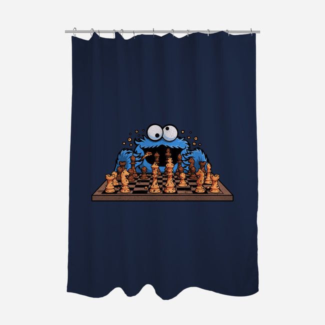 Cookie Chess-None-Polyester-Shower Curtain-erion_designs