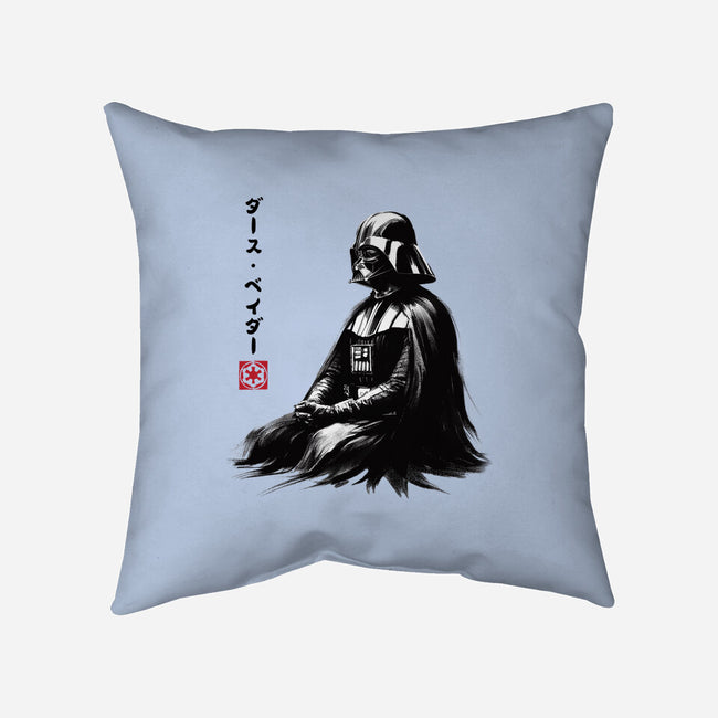The Sith Sumi-e-None-Removable Cover w Insert-Throw Pillow-DrMonekers