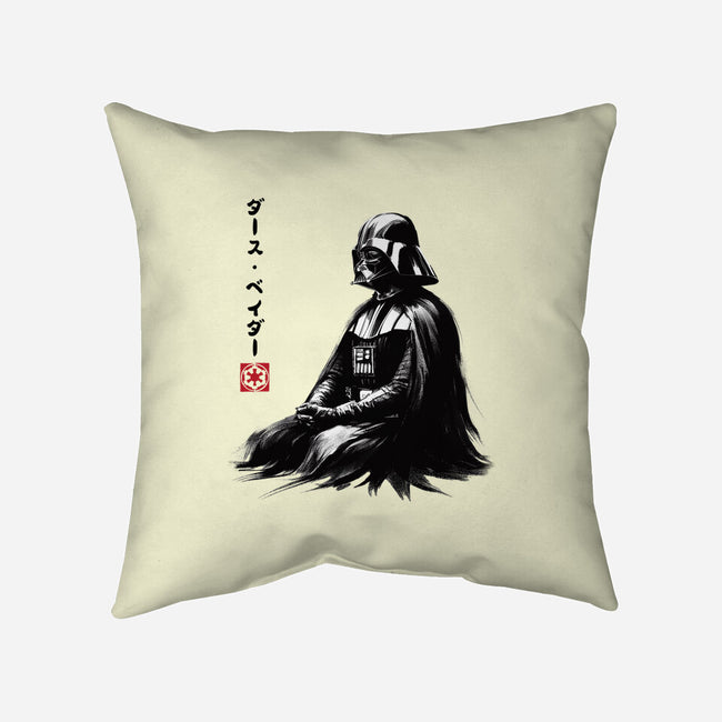 The Sith Sumi-e-None-Removable Cover w Insert-Throw Pillow-DrMonekers