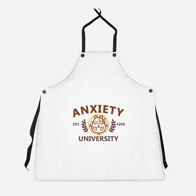 Anxiety University-Unisex-Kitchen-Apron-NemiMakeit