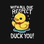 Duck You-None-Glossy-Sticker-Vallina84