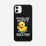 Duck You-iPhone-Snap-Phone Case-Vallina84