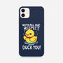 Duck You-iPhone-Snap-Phone Case-Vallina84