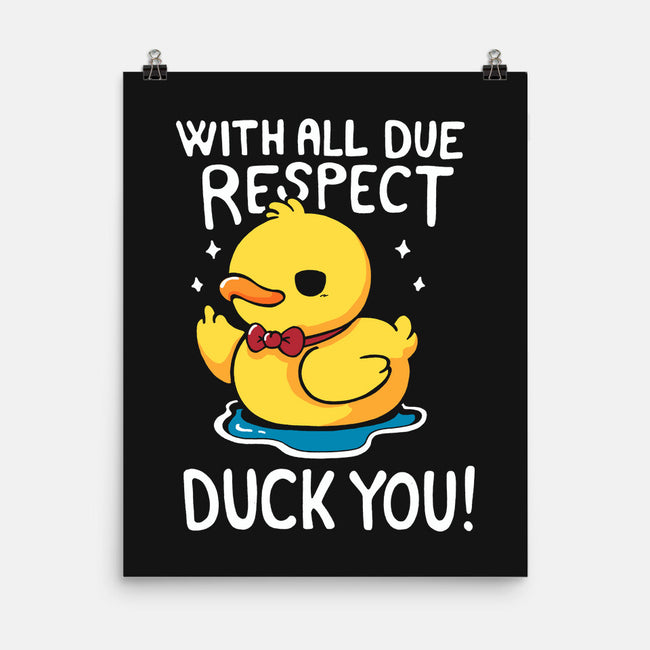 Duck You-None-Matte-Poster-Vallina84