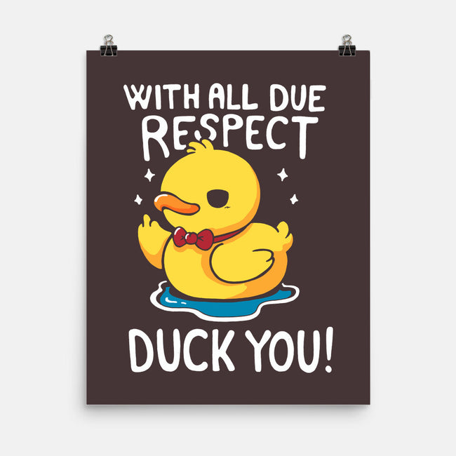Duck You-None-Matte-Poster-Vallina84