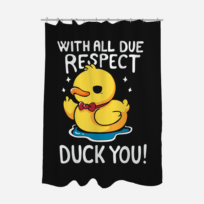 Duck You-None-Polyester-Shower Curtain-Vallina84