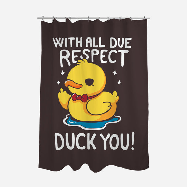 Duck You-None-Polyester-Shower Curtain-Vallina84