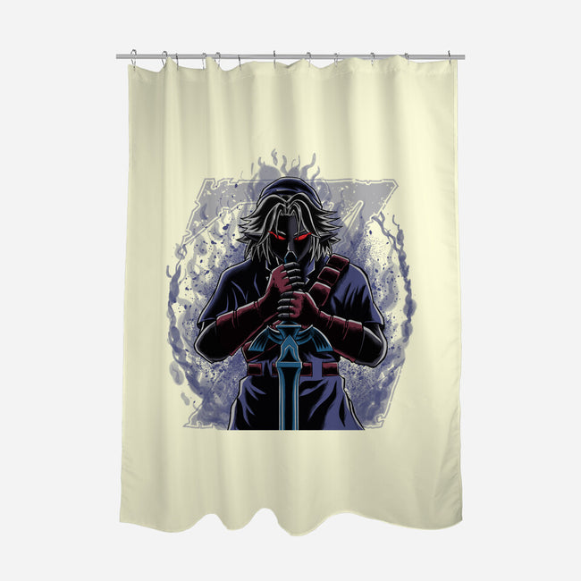 Hero's Shadow-None-Polyester-Shower Curtain-rmatix