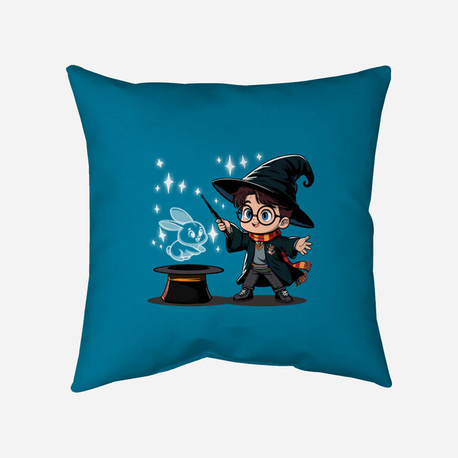 My Patronus Is A Bunny Rabbit-None-Removable Cover w Insert-Throw Pillow-maped