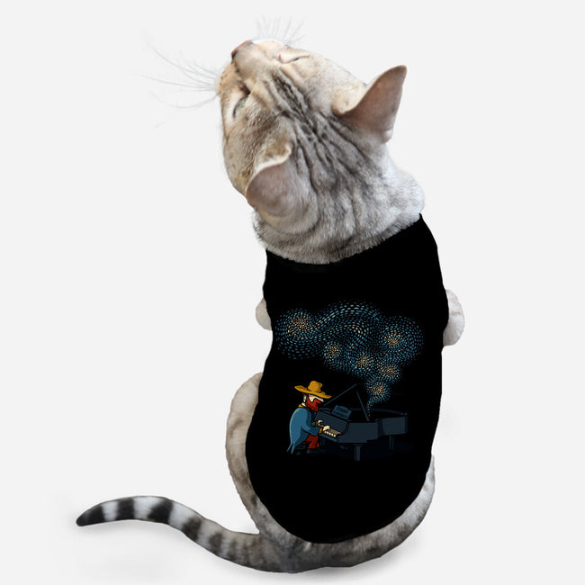 Starry Symphony-Cat-Basic-Pet Tank-erion_designs