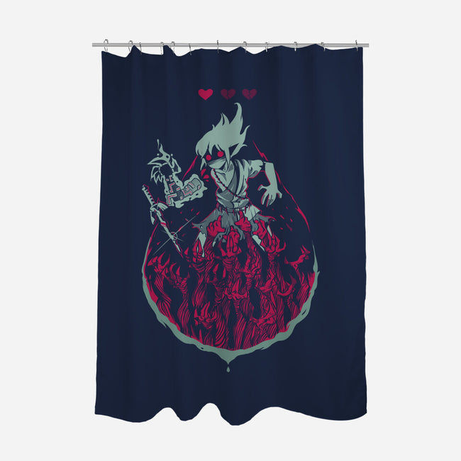 Heavy Gloom-None-Polyester-Shower Curtain-Gazo1a