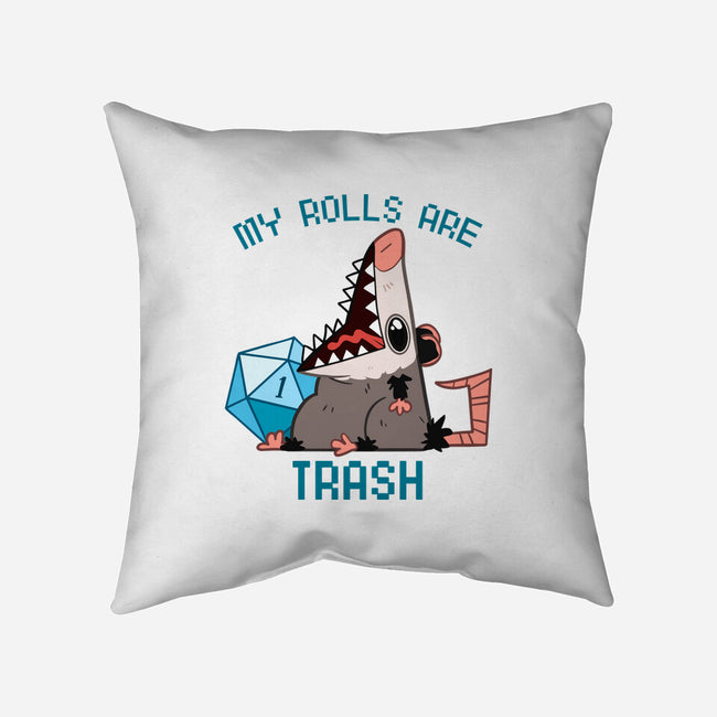 My Rolls Are Trash-None-Removable Cover-Throw Pillow-Hunnydoll