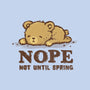 Nope Not Until Spring-None-Fleece-Blanket-kg07