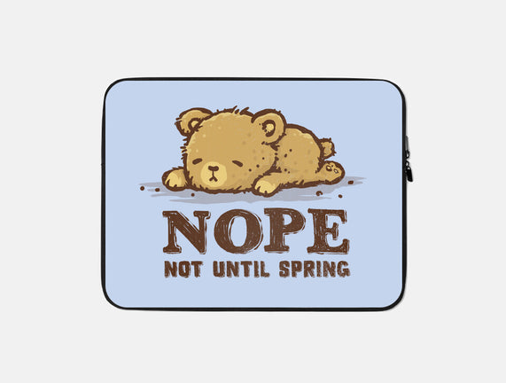 Nope Not Until Spring