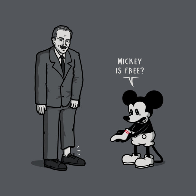Mickey Is Free-Unisex-Basic-Tee-Raffiti