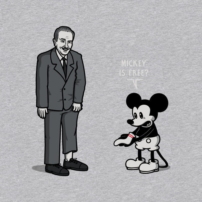 Mickey Is Free-Baby-Basic-Onesie-Raffiti