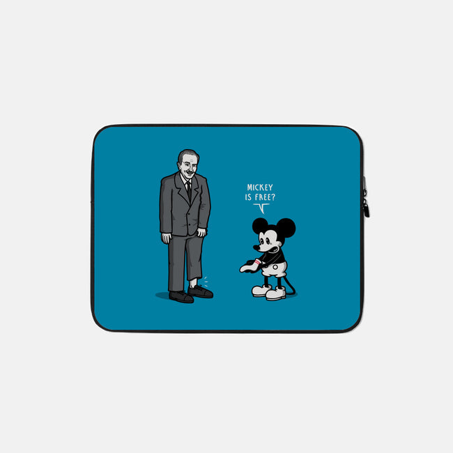 Mickey Is Free-None-Zippered-Laptop Sleeve-Raffiti