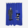 Mickey Is Free-None-Polyester-Shower Curtain-Raffiti