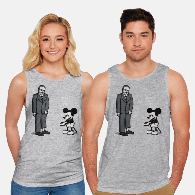 Mickey Is Free-Unisex-Basic-Tank-Raffiti