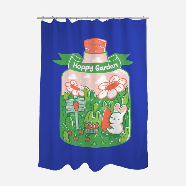 Hoppy Bunny Garden-None-Polyester-Shower Curtain-tobefonseca
