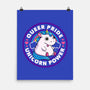 Queer Pride Unicorn Power-None-Matte-Poster-tobefonseca