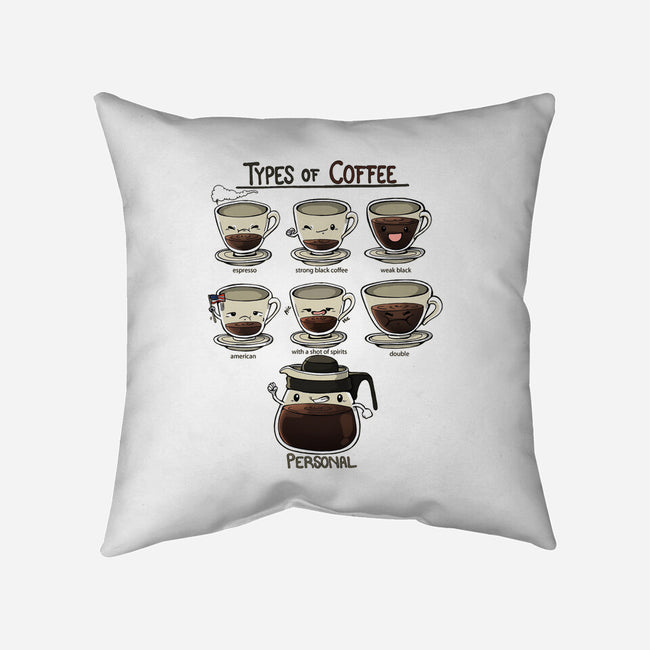 Type Of Coffee-None-Removable Cover w Insert-Throw Pillow-Vallina84